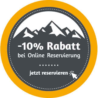 10% Rabatt bei Online Reservierung